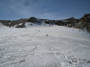 Am Gletscher der Ixtal